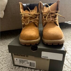 Timberland Kids' Brown Leather Boots